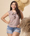 Frilled Micro Floral Sleeveless Top